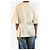 Stella Mc Cartney Top panelado a rayas crema y dorado - talla UK 8 Crudo - vista 2