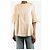 Stella Mc Cartney Top panelado a rayas crema y dorado - talla UK 8 Crudo - vista 3