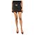 Versace Falda mini negra con cinturón - talla UK 8 Negro