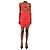 Autre Marque Rosa gerafftes Minikleid mit Halterneck - Größe XS Pink