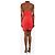 Autre Marque Rosa gerafftes Minikleid mit Halterneck - Größe XS Pink - Ansicht 2