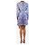 A.L.C Vestido midi plissado floral azul - tamanho 6 - vista 2