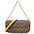 Borsa Louis Vuitton Monogram Wallet-on-Chain Ivy Marrone