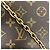 Borsa Louis Vuitton Monogram Wallet-on-Chain Ivy Marrone - vista 7