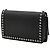 Borsa a catena con borchie Fendi Karlito Nero - vista 2