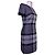 Vestido Barbour de lana gris a cuadros - vista 2