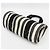 Hermès Cannes PM Canvas Tote Bag Schwarz Aus weiß - Ansicht 6