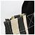 Hermès Cannes PM Canvas Tote Bag Schwarz Aus weiß - Ansicht 8