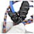 Portachiavi Popstring Robot di Prada Nero Blu Verde Arancione - vista 3