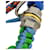 Portachiavi Popstring Robot di Prada Nero Blu Verde Arancione - vista 6