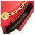 Mini borsa a spalla con catena a serpente Valentino Garavani Rosso - vista 3