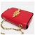 Mini borsa a spalla con catena a serpente Valentino Garavani Rosso - vista 5