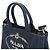 Tote Prada Canapa Damen Schultertasche aus Canvas Marineblau - Ansicht 7