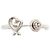 Tiffany & Co. 925 Diamant Liebendes Herz Drahtring