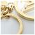 Portachiavi Louis Vuitton Charm LV Circle M68000 D'oro - vista 10