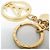 Portachiavi Louis Vuitton Charm LV Circle M68000 D'oro - vista 3