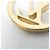 Portachiavi Louis Vuitton Charm LV Circle M68000 D'oro - vista 6