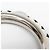 Collana Pendente Intrecciato Grand Kyoto Loop di Hermès Nero Bianco - vista 9