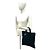 Loewe schwarze Canvas-Leder-Handtasche - Ansicht 2