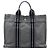 Hermès Borsa Fourre Tout PM in Tela Grigia Marrone Grigio antracite