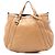 Borsa Gucci Abbey D Ring in pelle marrone Marrone chiaro