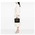 Hermès Tasche Herline PM aus grauem Canvas Braun Anthrazitgrau - Ansicht 6