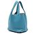 Hermès Picotin Lock 18 in pelle Clemence blu - vista 2