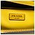 Borsa Promenade in pelle Saffiano gialla con borchie di Prada Giallo - vista 5