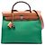 Hermès Borsa Herbag Zip 31 Verde Toile