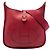 Hermès Evelyne III 33 in Pelle Clemence Rossa Rosso Bordò