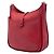 Hermès Evelyne III 33 in Pelle Clemence Rossa Rosso Bordò - vista 2