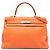 Hermès Arancione Togo Kelly II Retourne 35