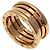 Bulgari Anello B-zero1 2-Band in Oro Rosa Bvlgari