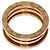 Bulgari Anello B-zero1 2-Band in Oro Rosa Bvlgari - vista 4