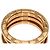 Bulgari Anello B-zero1 2-Band in Oro Rosa Bvlgari - vista 6