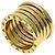 Bulgari Bvlgari B-zero1 4-Band Ring Gelb