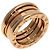 Bulgari Bvlgari B-zero1 2-Band-Ring aus 18K Roségold Pink - Ansicht 2