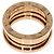 Bulgari Bvlgari B-zero1 2-Band-Ring aus 18K Roségold Pink - Ansicht 4