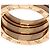 Bulgari Bvlgari B-zero1 2-Band-Ring aus 18K Roségold Pink - Ansicht 8