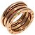 Bulgari Anello B-zero1 a 2 bande in Oro Rosa Bvlgari D'oro - vista 2