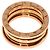 Bulgari Anello B-zero1 a 2 bande in Oro Rosa Bvlgari D'oro - vista 4