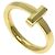 T One schmaler Ring von Tiffany & Co. Gelb