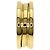 Bulgari Bvlgari B-zero1 2-Band Ring Gelb - Ansicht 3
