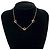 Collana choker con pendente Fendi D'oro - vista 2