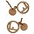 Collana choker con pendente Fendi D'oro - vista 3