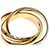 Cartier Trinity Ring #50 Gelb - Ansicht 6
