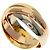 Anello Trinity Cartier in oro giallo 18K