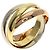 Anello Trinity Cartier in oro giallo 18K - vista 2