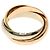 Anello Trinity Cartier in oro giallo 18K - vista 3