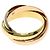 Anello Trinity Cartier in oro giallo 18K - vista 3